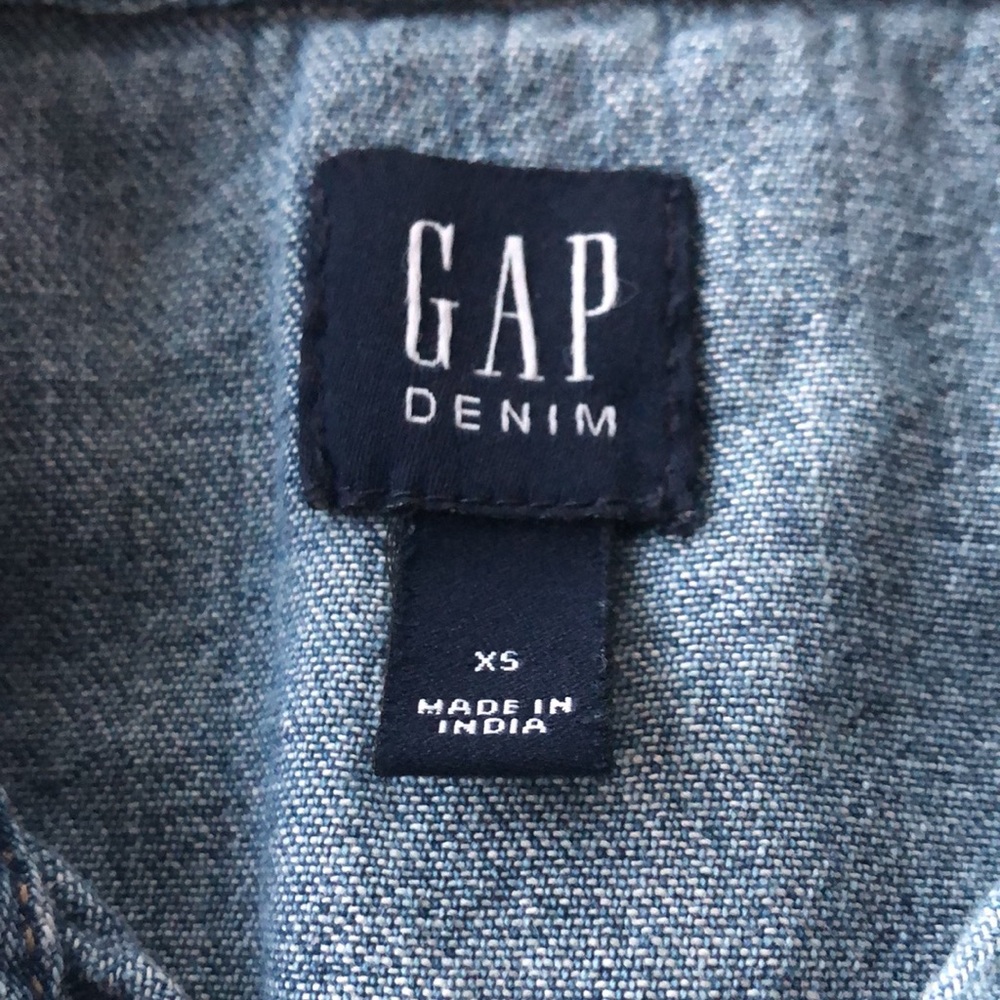 *New* Gap Kids Sleeveless Denim Dress (NWT) - Picture 5 of 6
